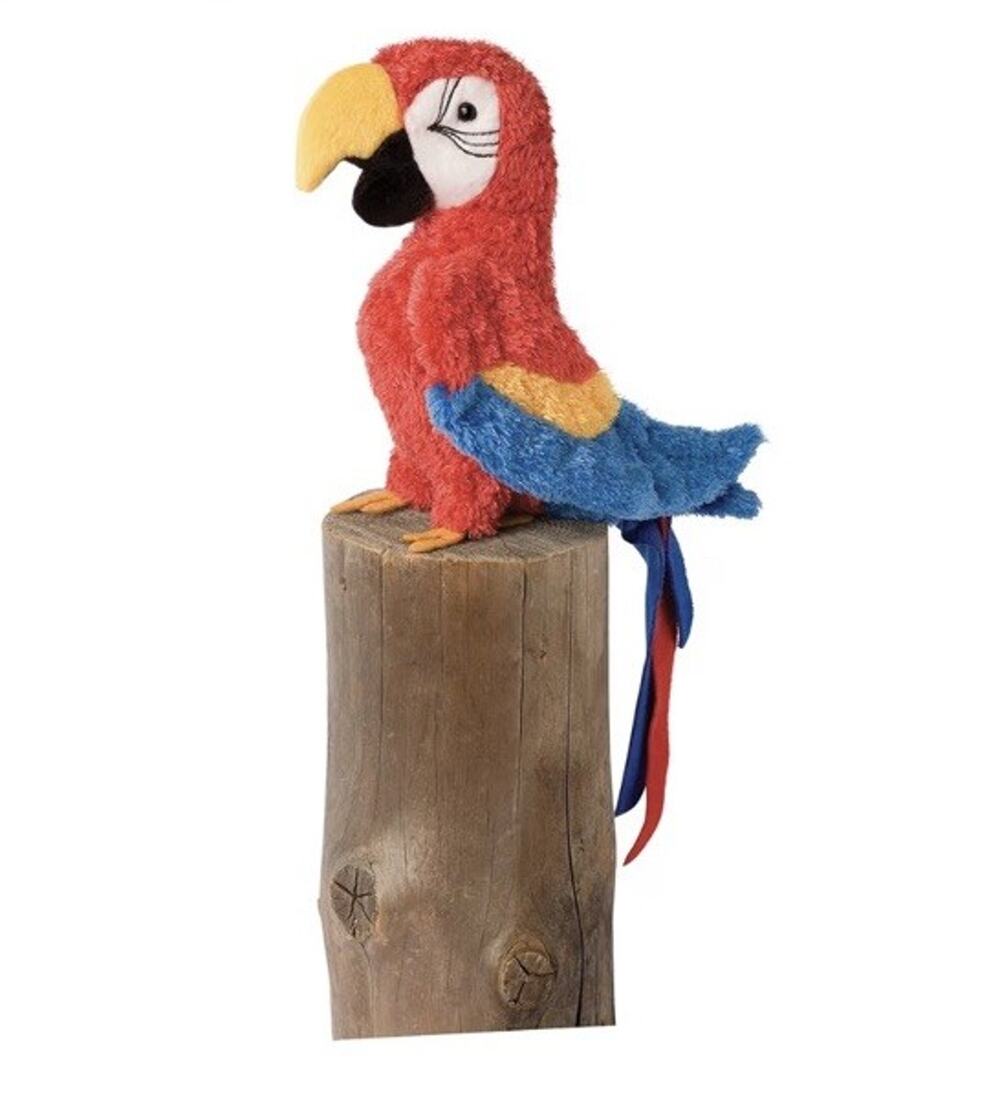 Douglas Gabby Red Parrot Plush Stuffed Animal Cuddle Toys 8” Long Realistic Bird